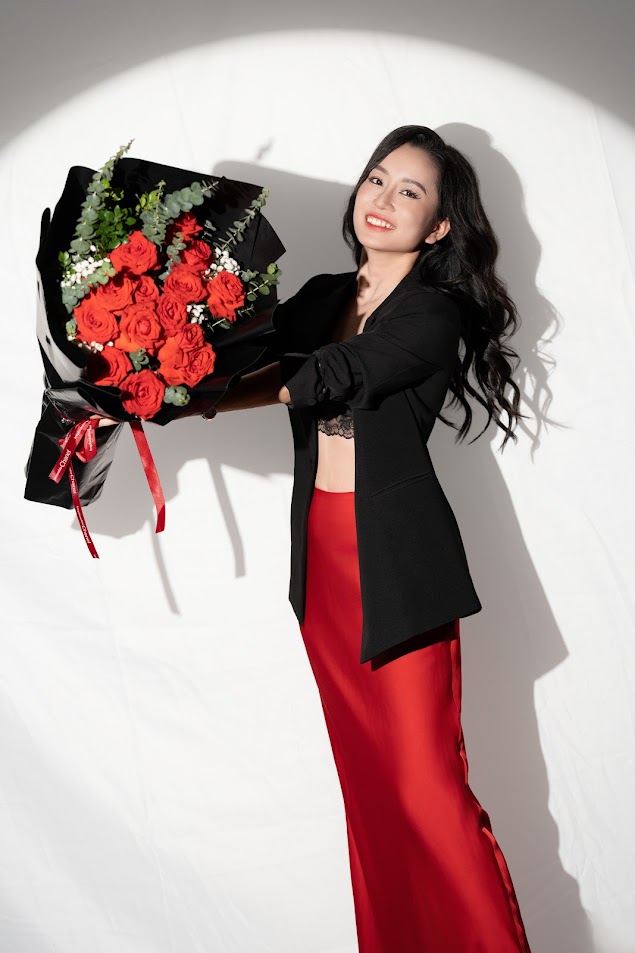 Minh Trang trong một buổi coaching